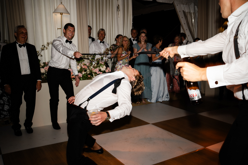 Dancing at wedding