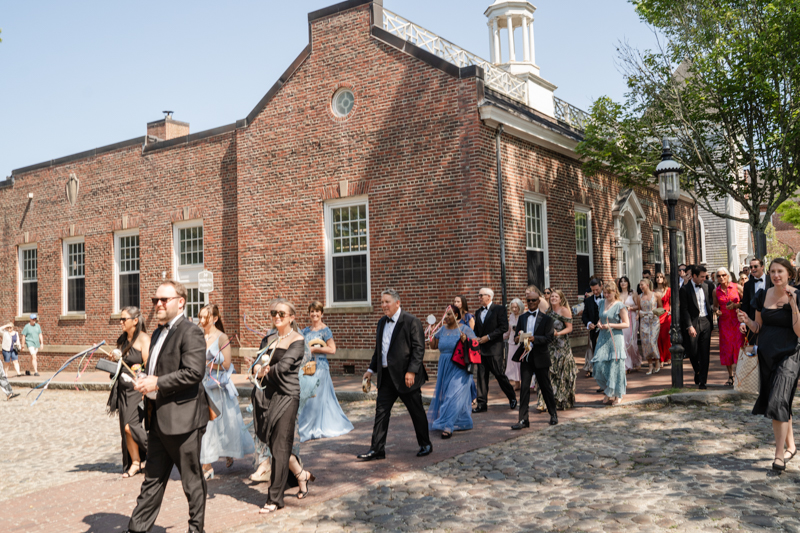 second line nantucket wedding