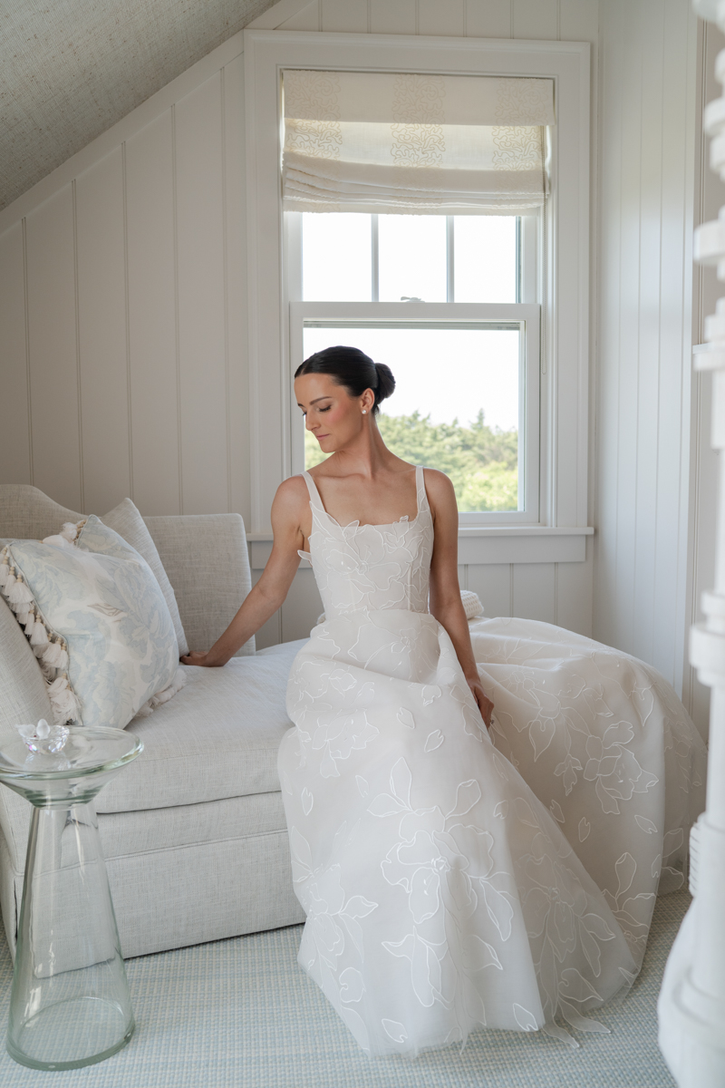 Getting ready portraits of bride