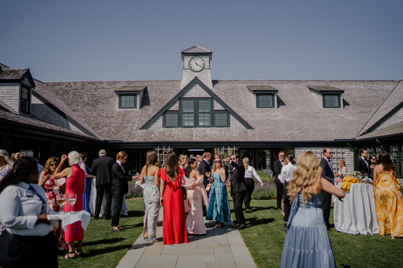 Cocktail hour at Nantucket golf club