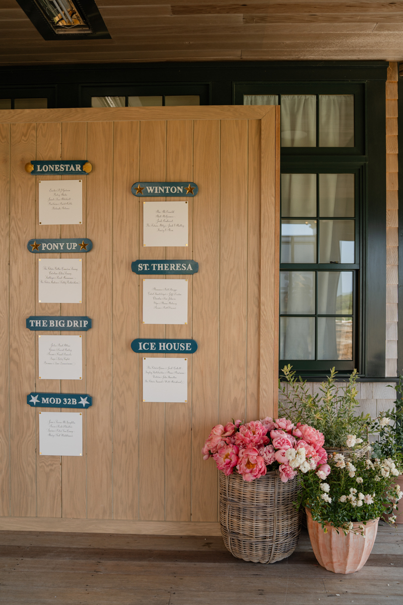 Nantucket wedding design