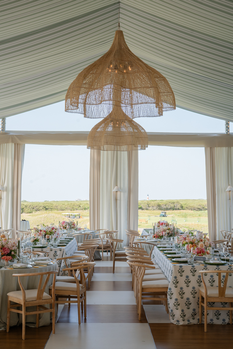 Tented wedding at Nantucket Golf Club