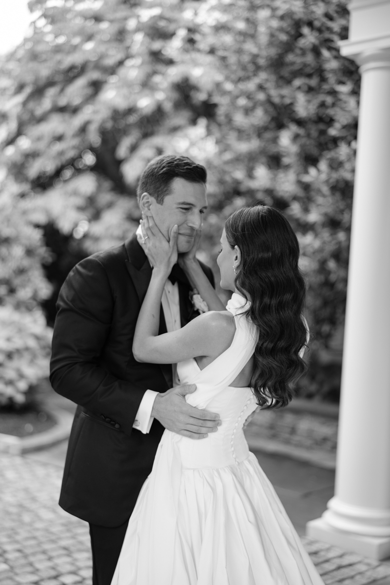 bride and groom portraits at the Chanler
