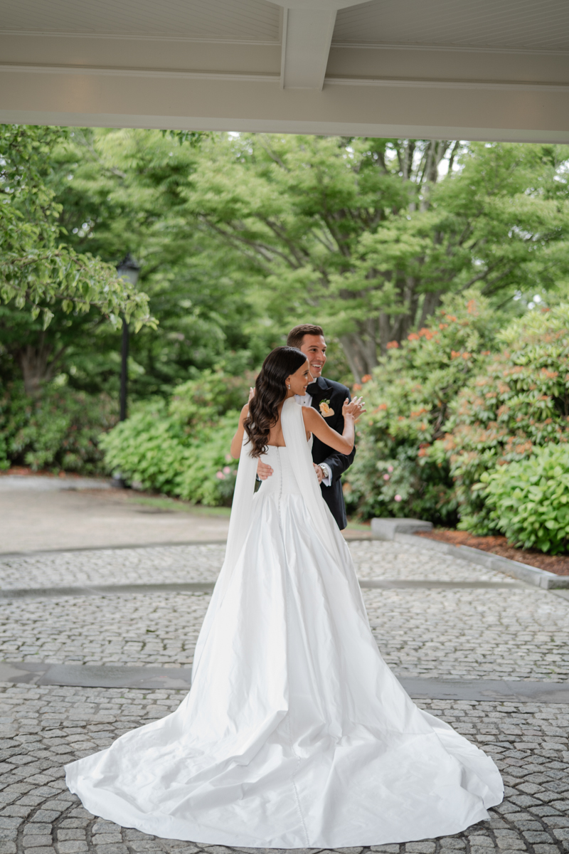 bride and groom portraits at the Chanler