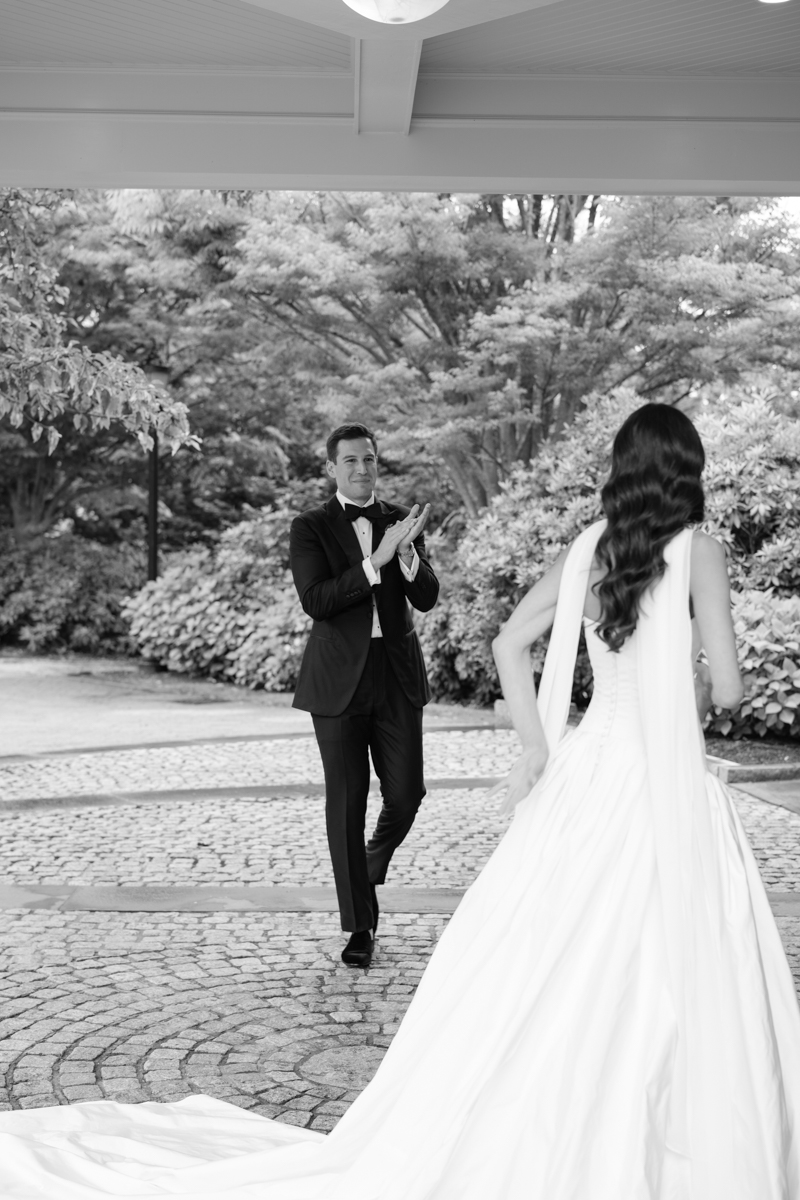 bride and groom portraits at the Chanler