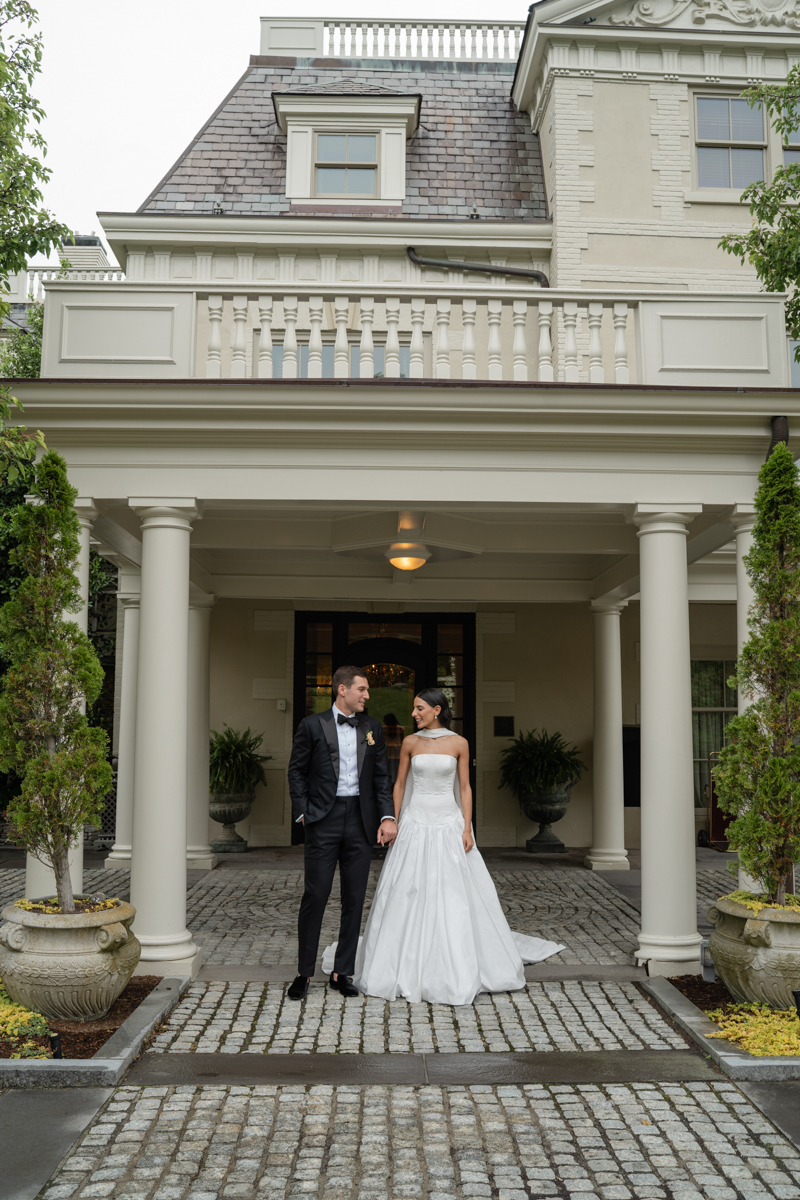 bride and groom portraits at the Chanler