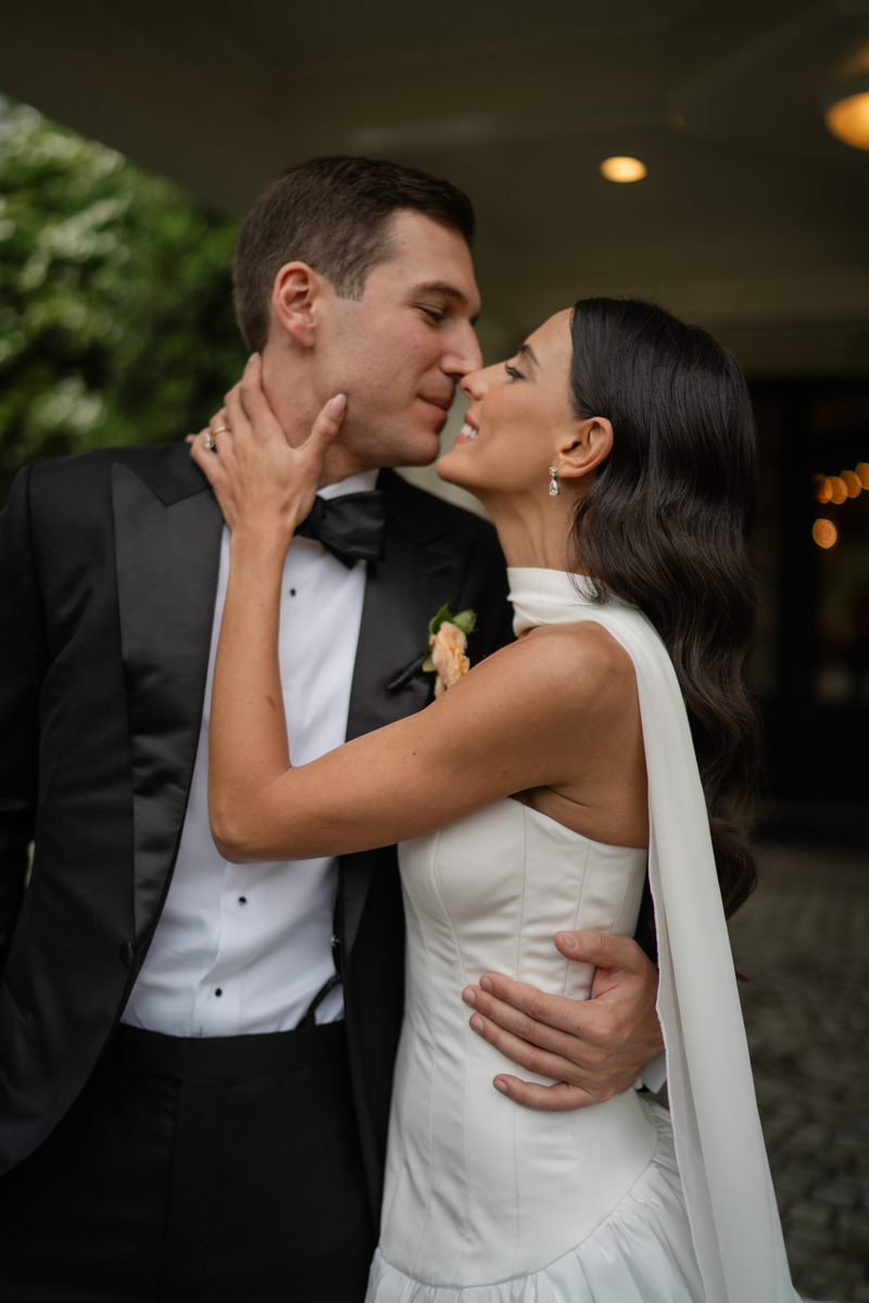 bride and groom portraits at the Chanler