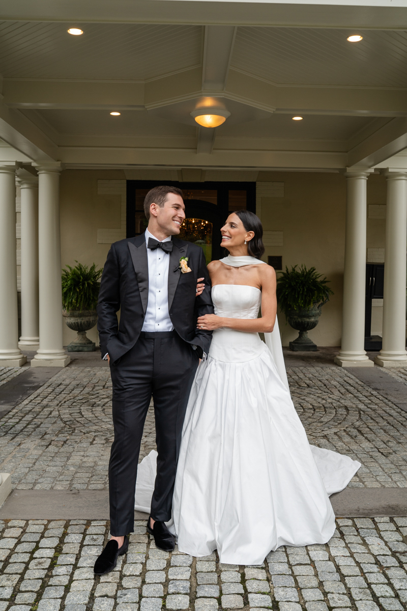 bride and groom portraits at the Chanler