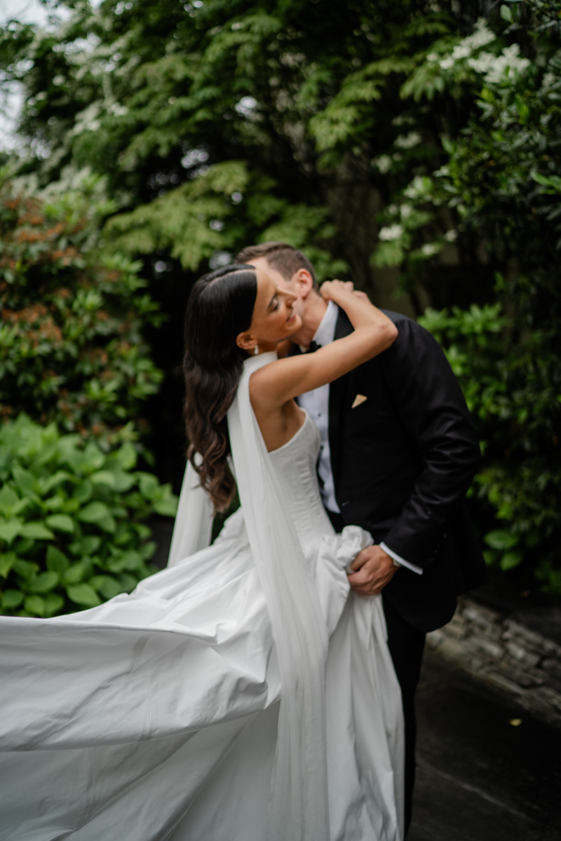 bride and groom portraits at the Chanler