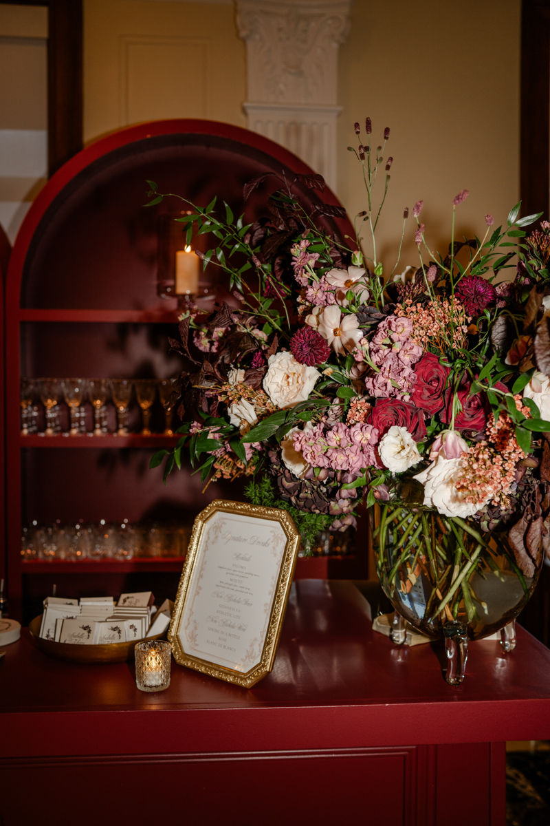 fall bridal party photos