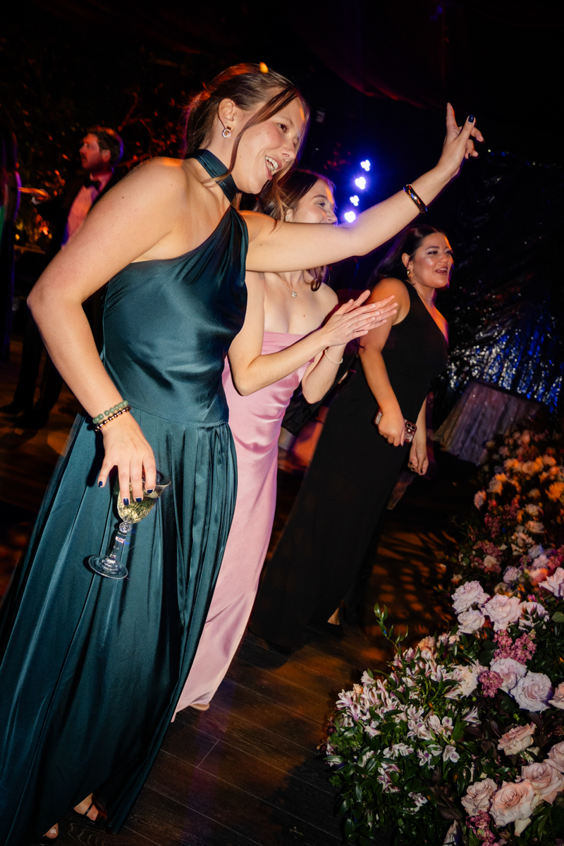 dancing at reception