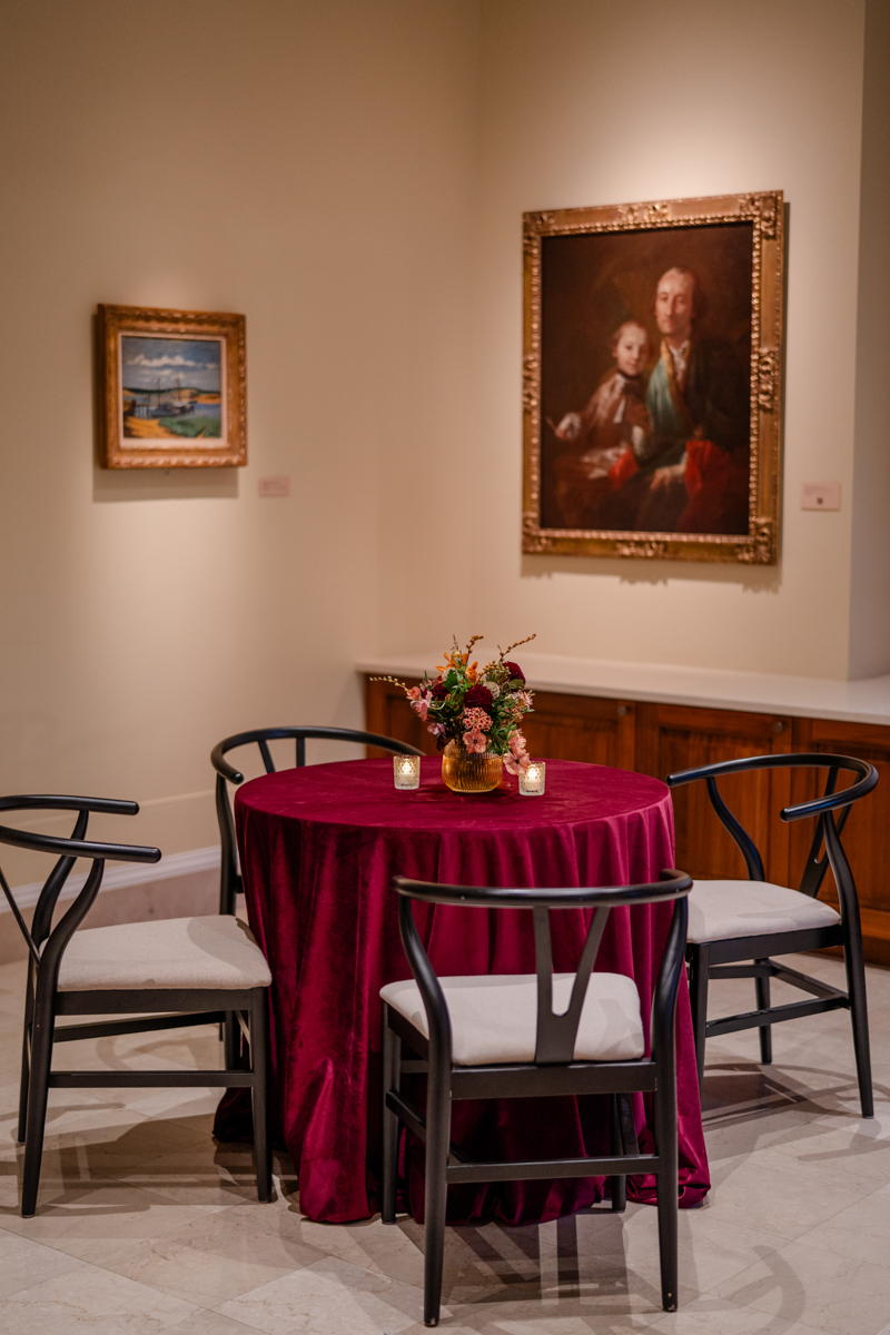McMullen Museum of Art cocktail hour