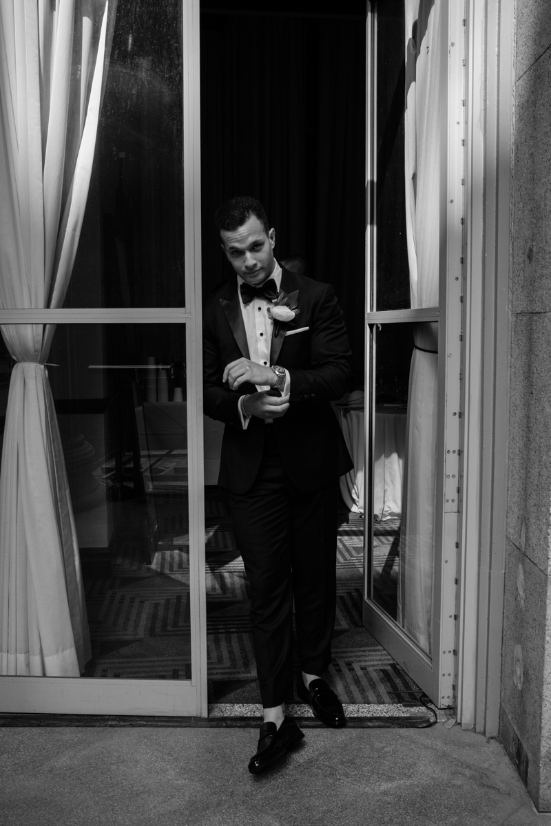 editorial New York groom