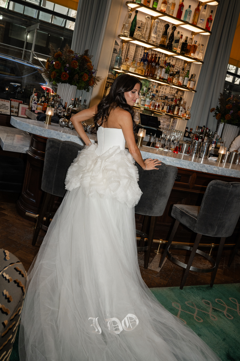 bride at wall street hotel