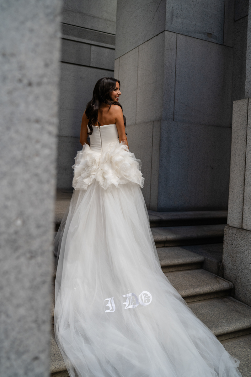 vera wang I DO dress New York bridal