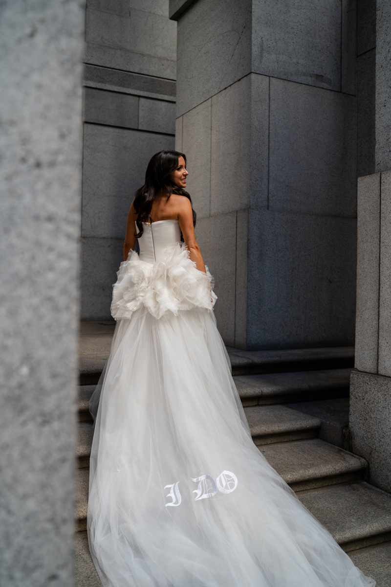 vera wang I DO dress New York bridal