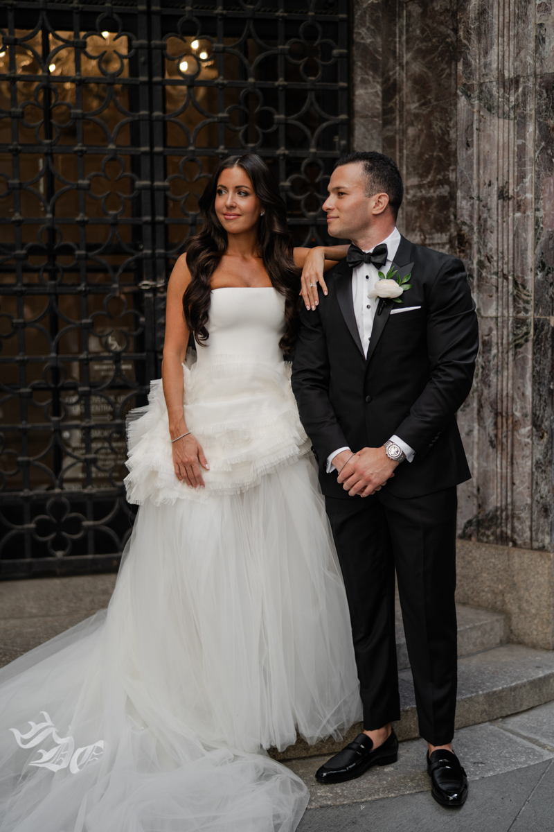 Wallstreet Bride and Groom Portraits