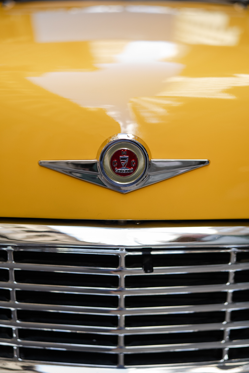 yellow vintage taxi New York 