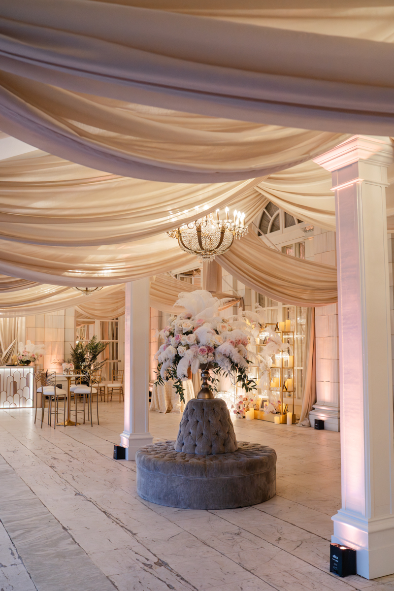 draping at rosecliff