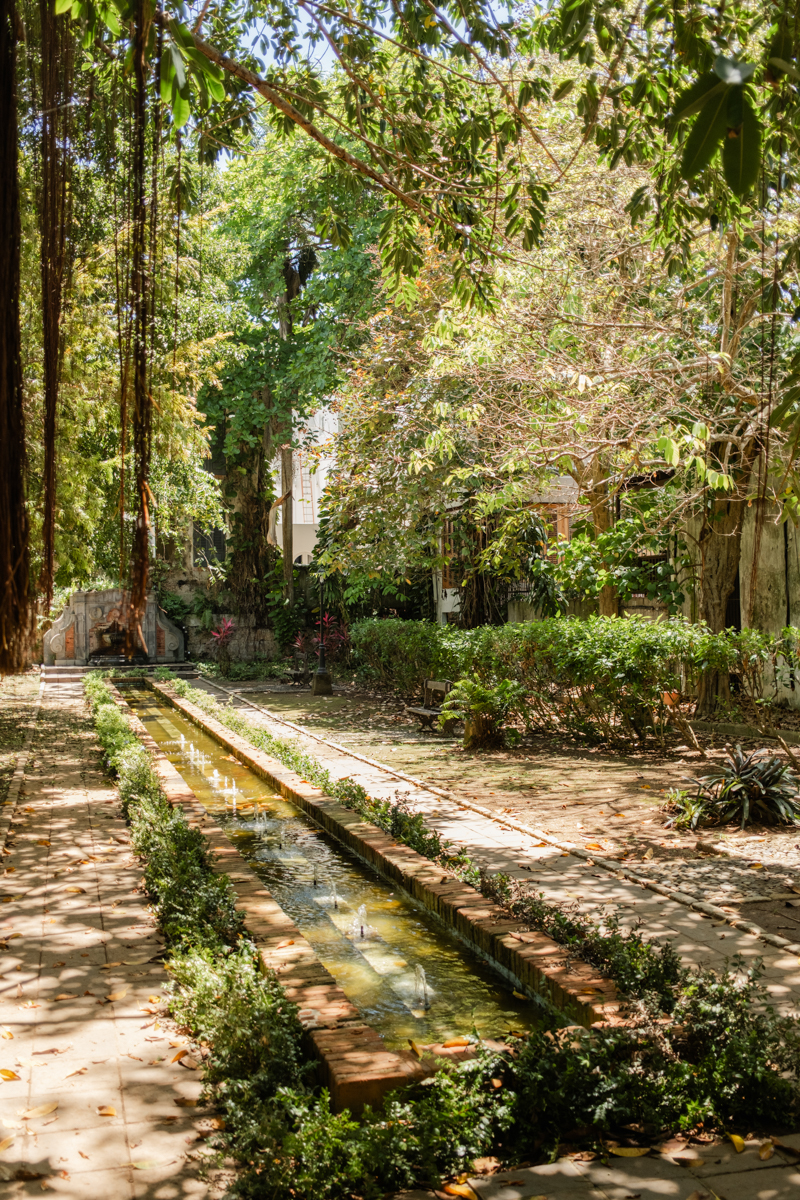 Private garden San Juan wedding photos