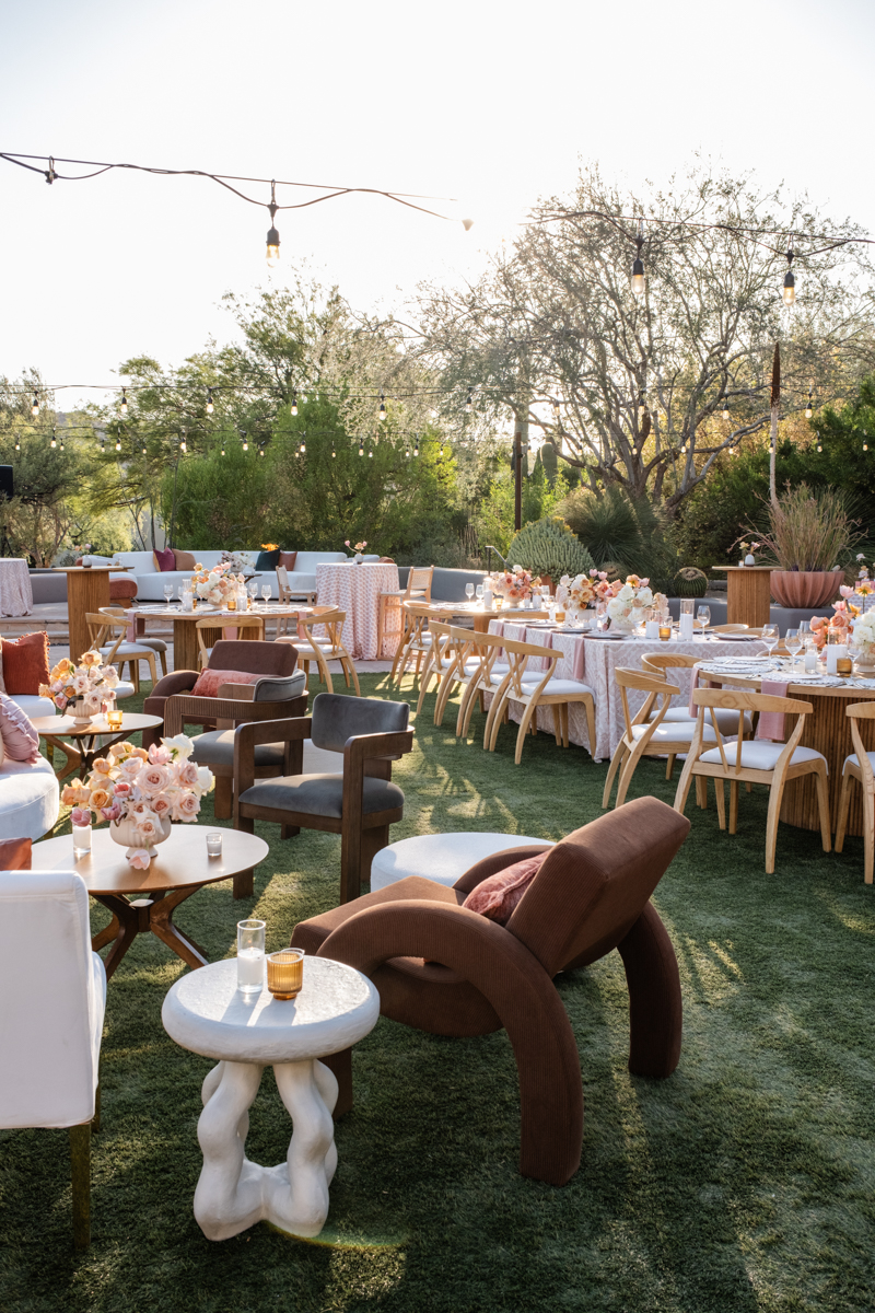 sunset soiree desert rehearsal dinner