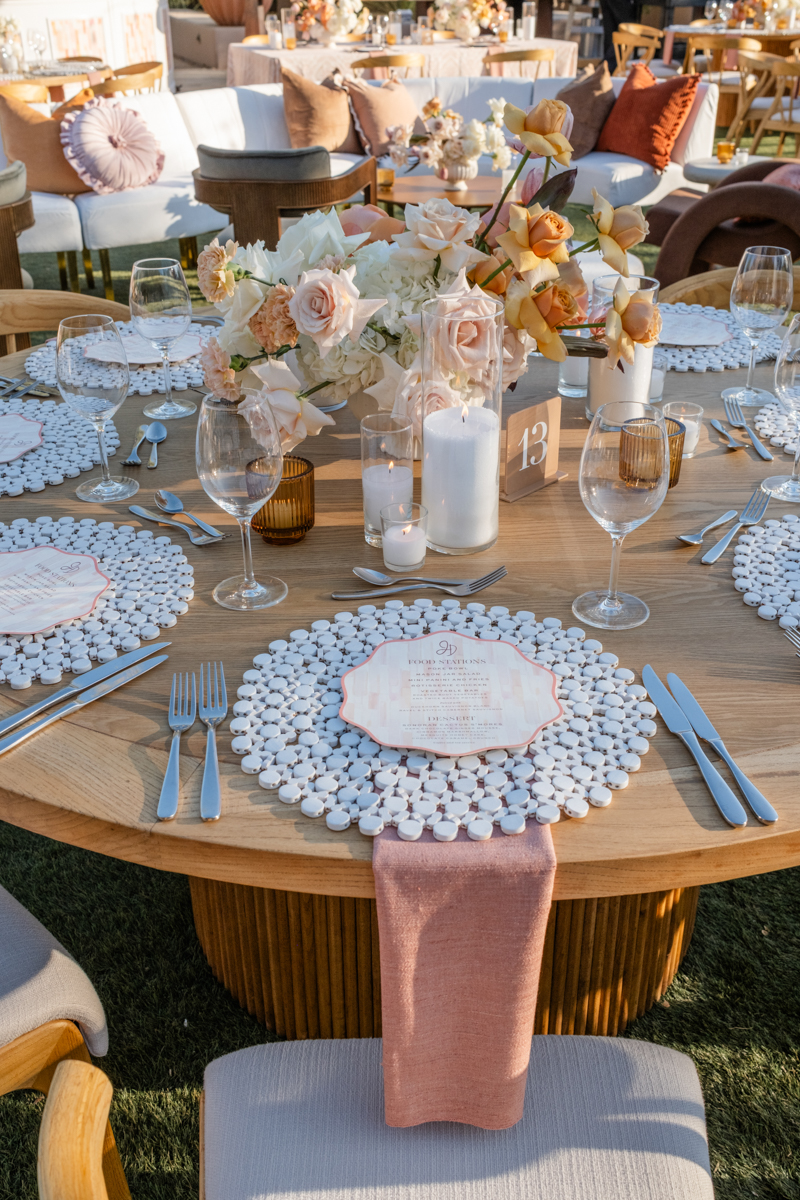 sunset soiree desert rehearsal dinner