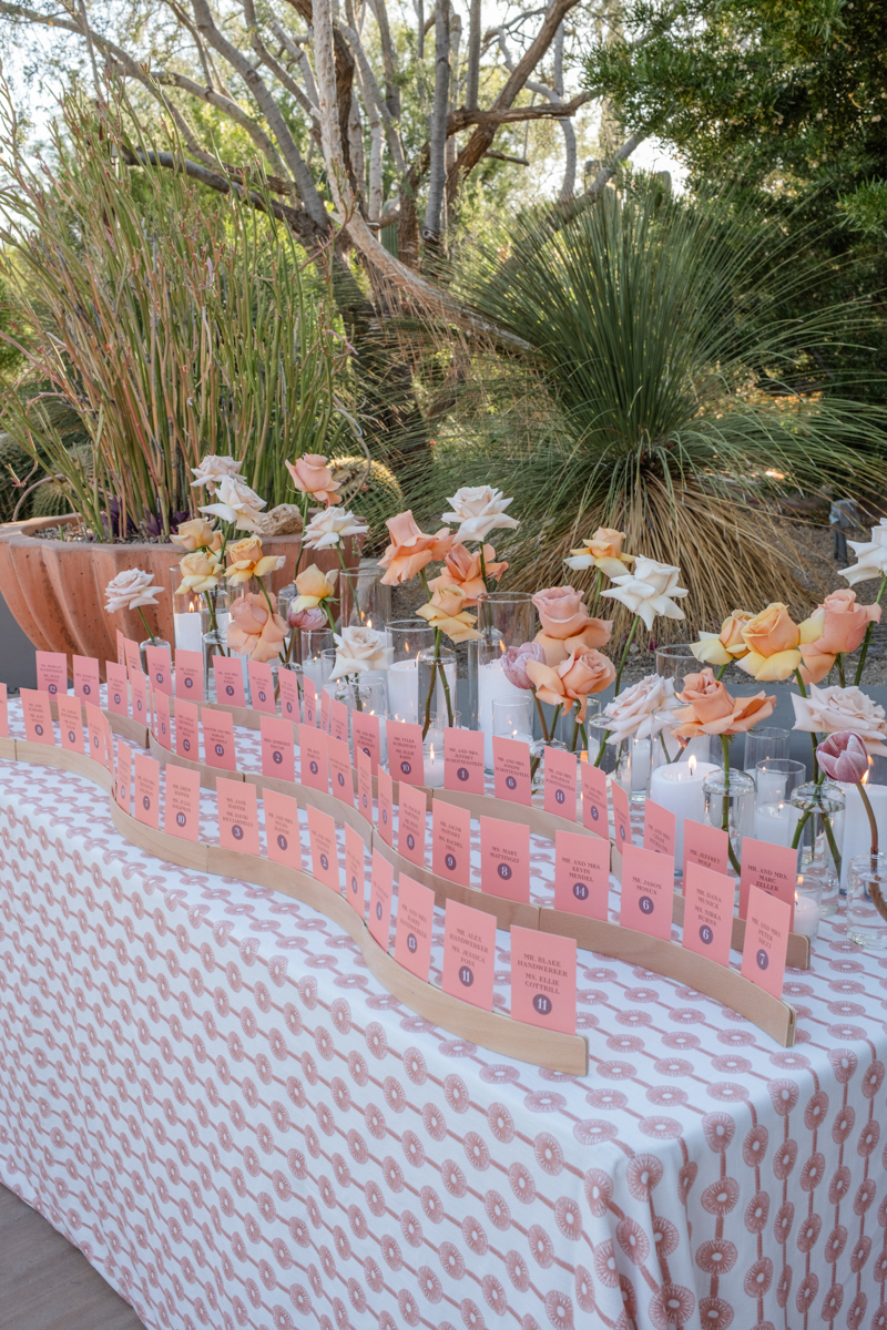 sunset soiree desert rehearsal dinner