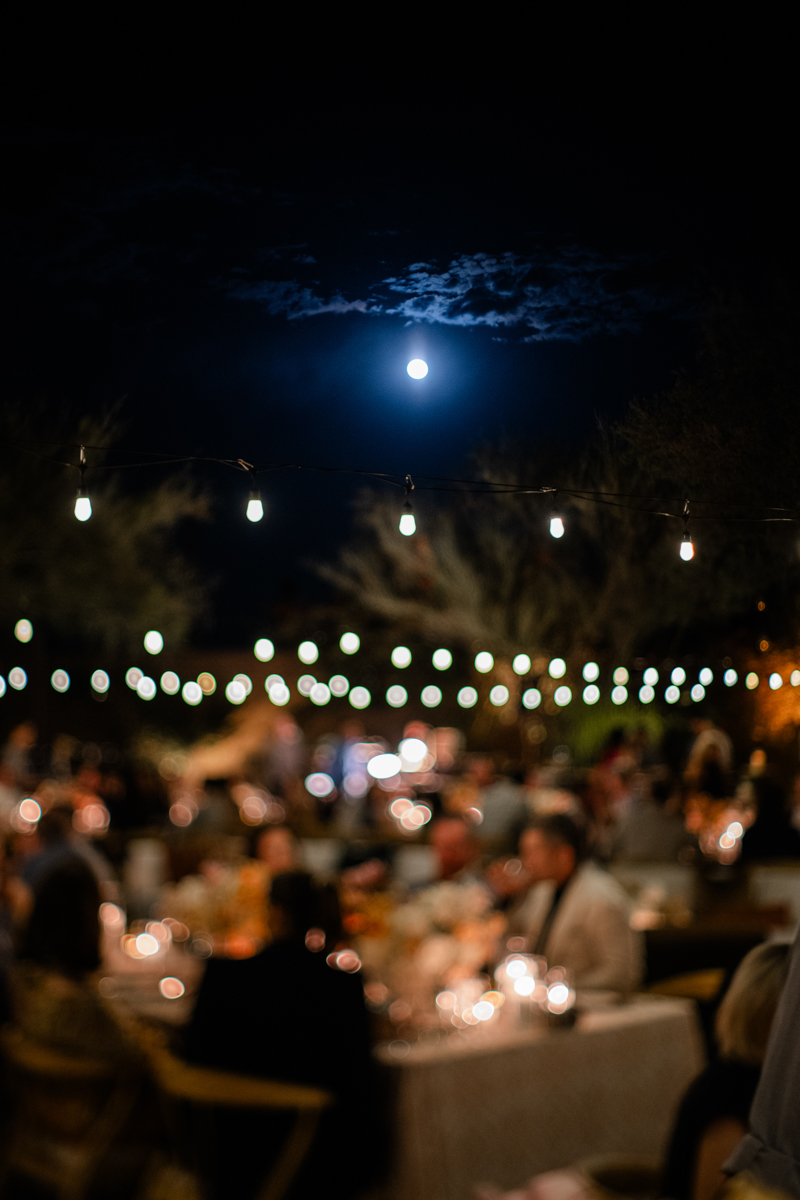 full moon over rehearsal dinner