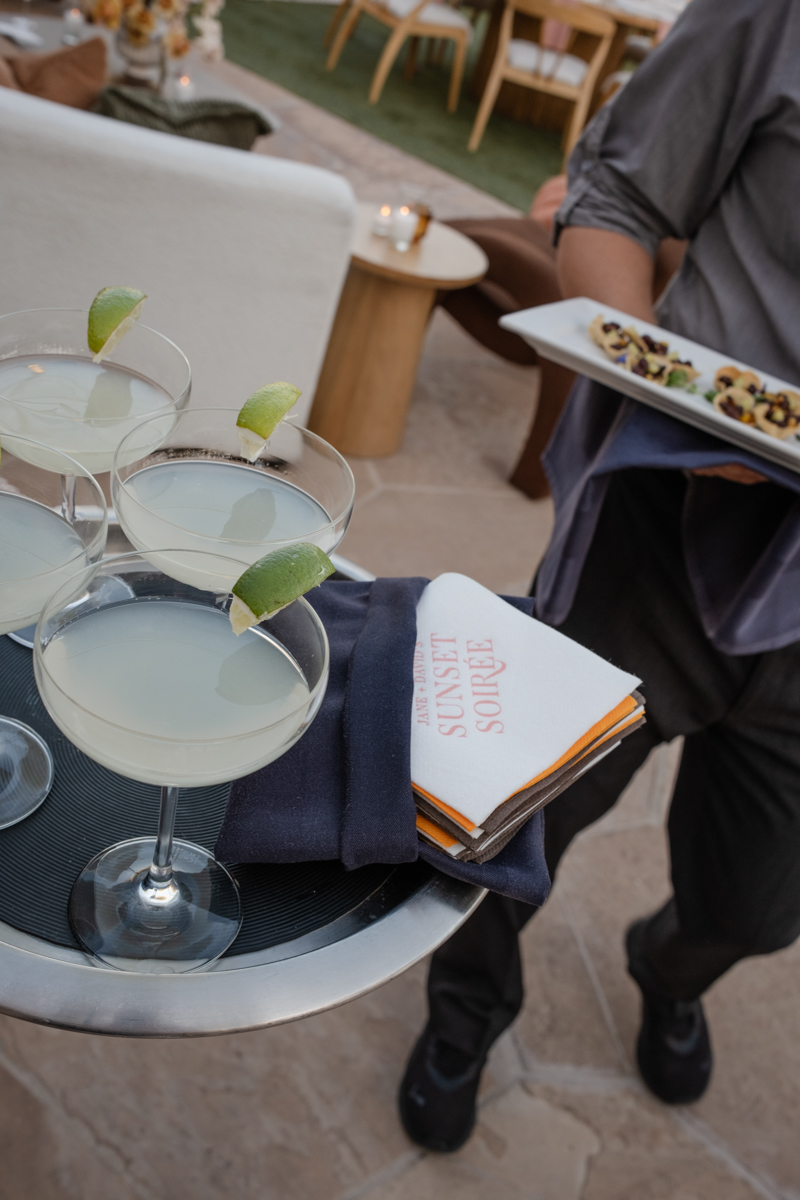 sunset desert cocktails