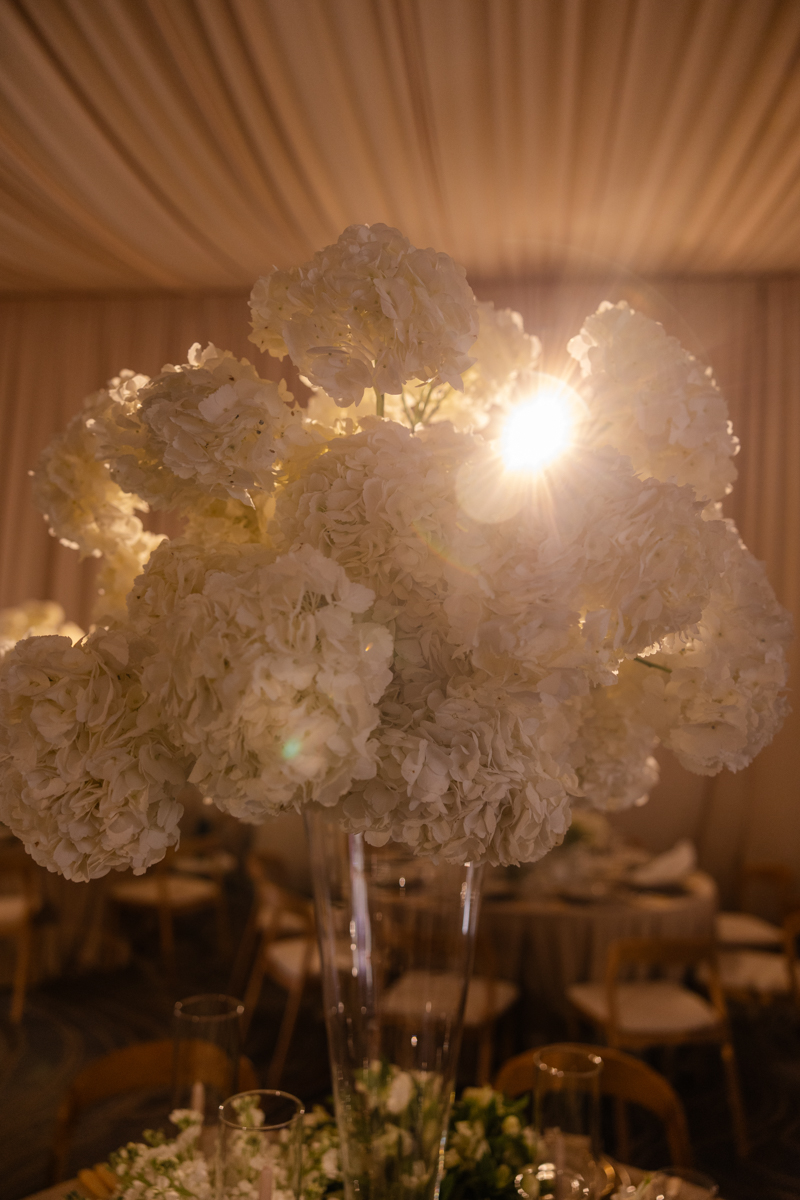 draped four seasons wedding 