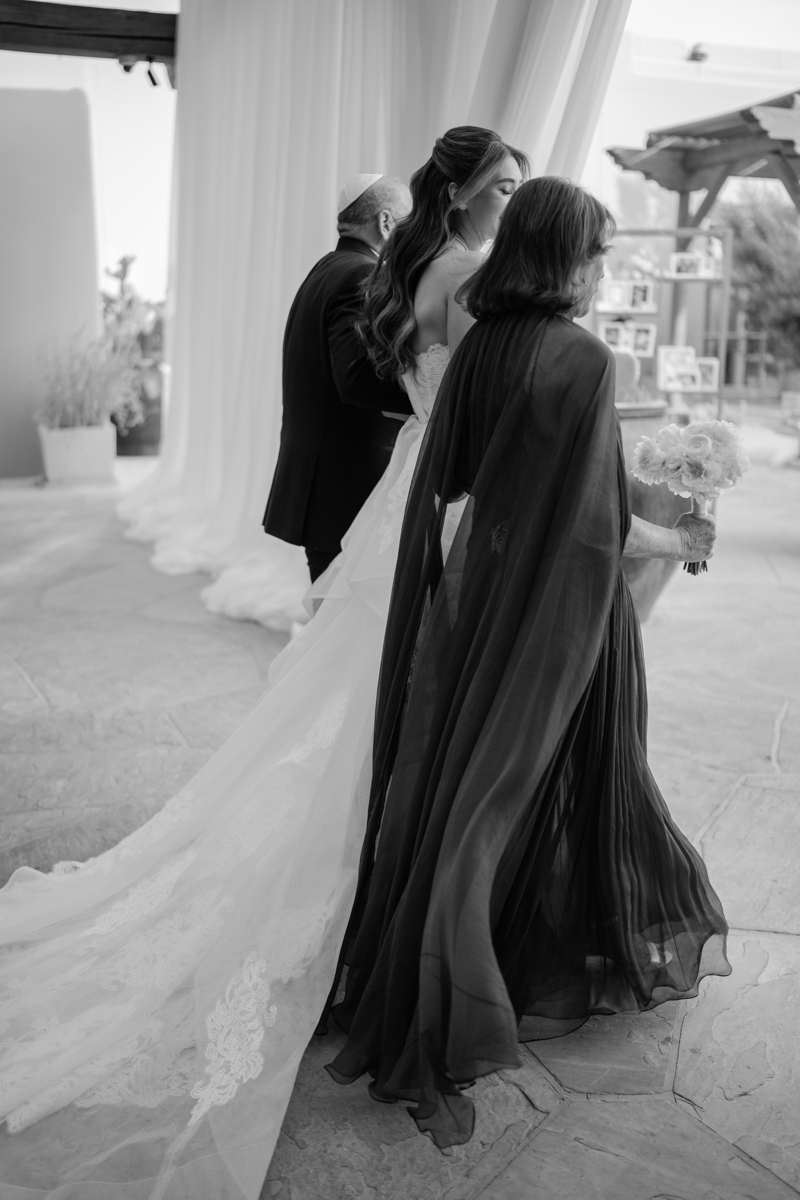 four seasons jewish ceremony with draping