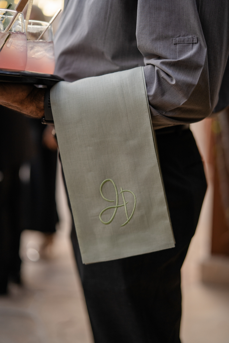 custom napkins for bar staff