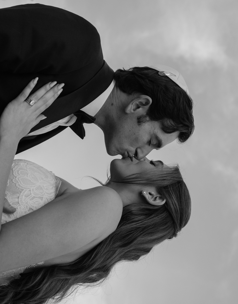 bride and groom desert photos