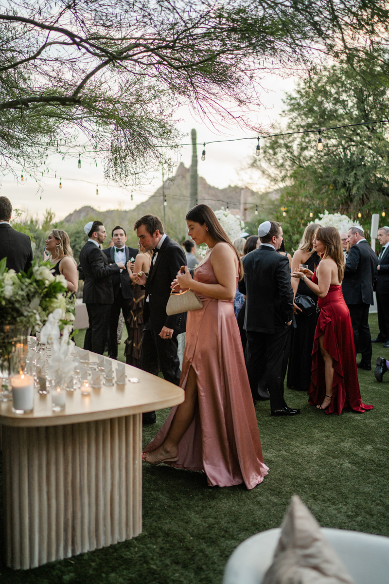 cocktail hour at four seasons Scottsdale 