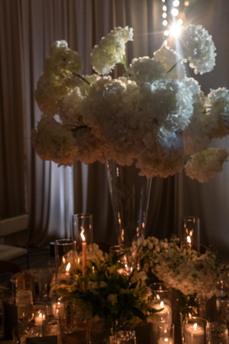 hydrangea centerpieces