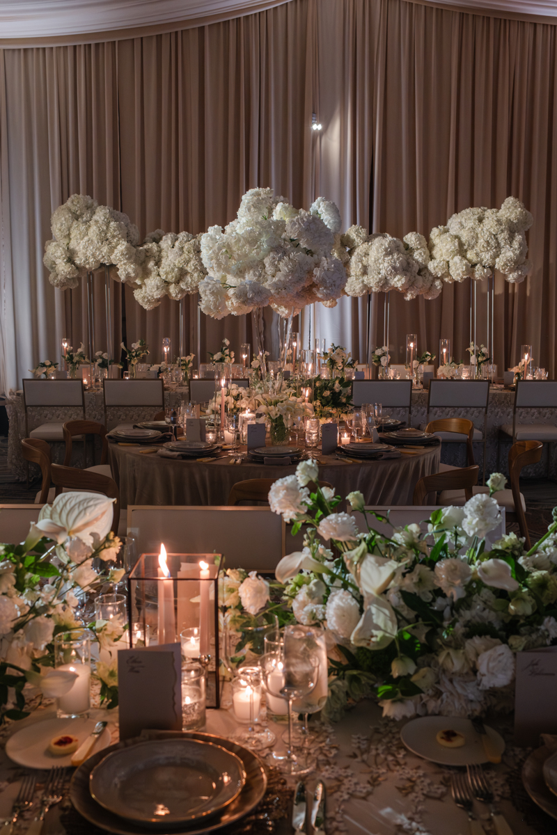 hydrangea centerpieces