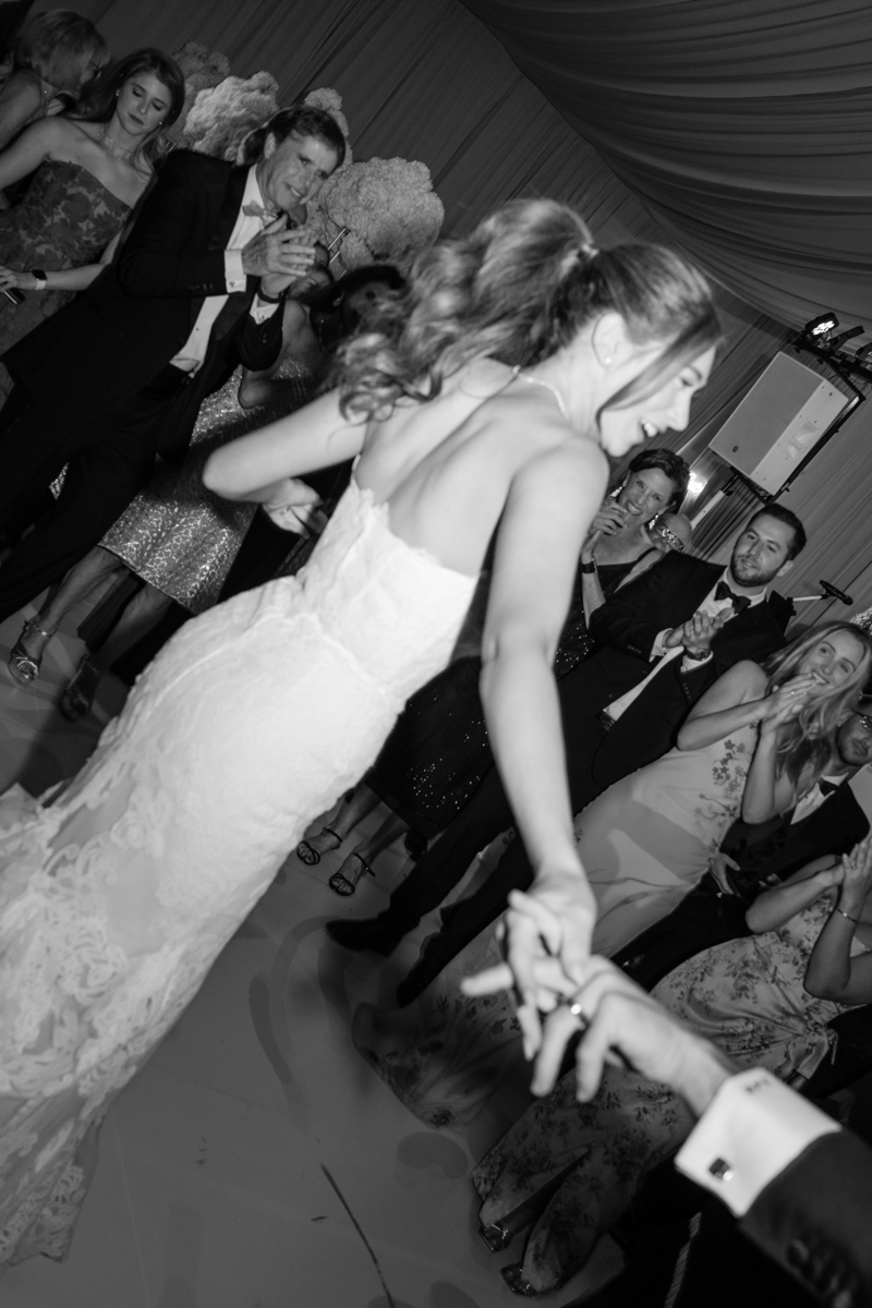 dancing at reception