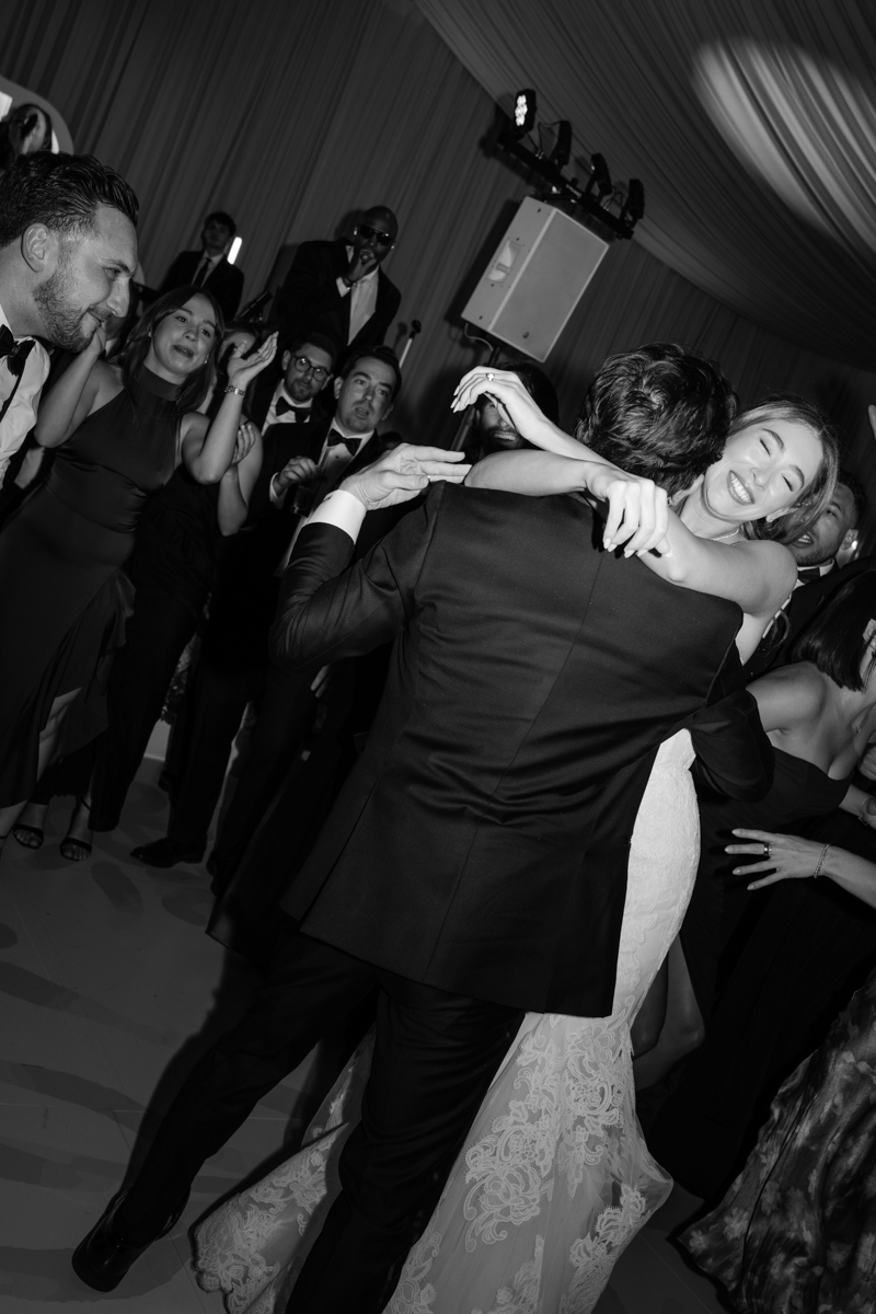 dancing at reception