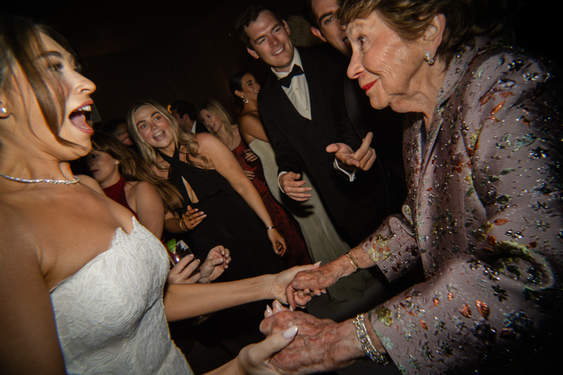 grandma dancing at reception