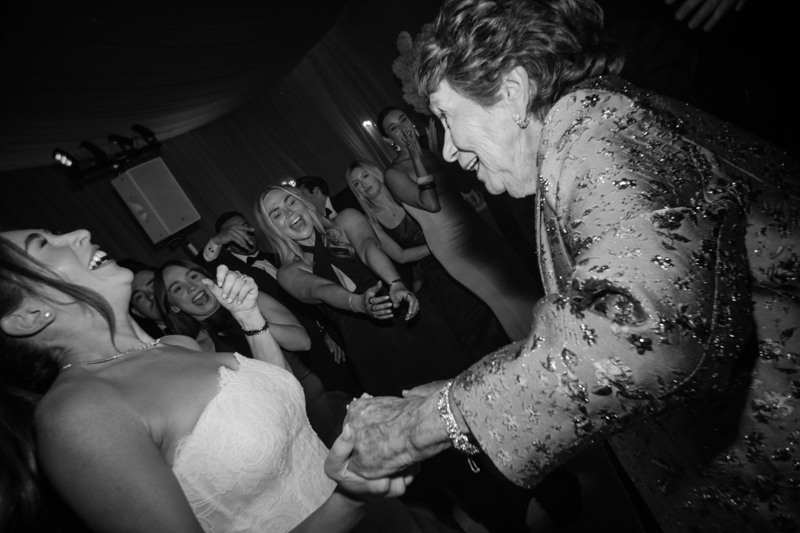 grandma dancing at reception