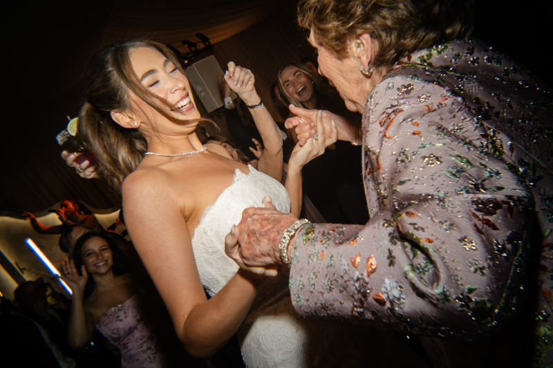 grandma dancing at reception