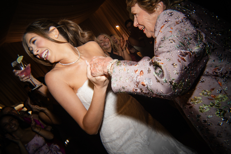 dancing at the reception