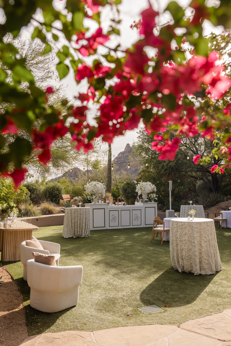 cocktail hour in the desert at four seasons scottsdale