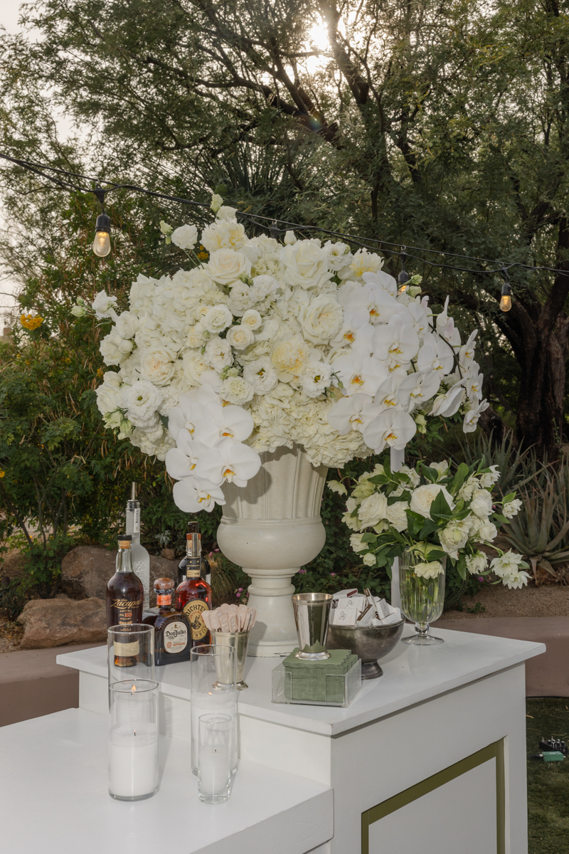 cocktail hour in the desert at four seasons scottsdale