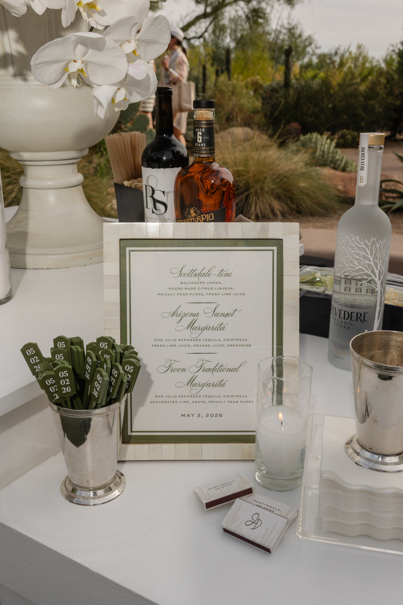 cocktail hour in the desert at four seasons scottsdale 