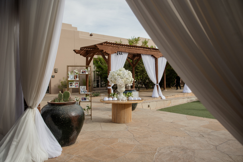 outdoor ceremony draping 