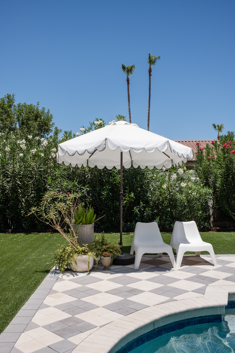 Phoenix modern European backyard