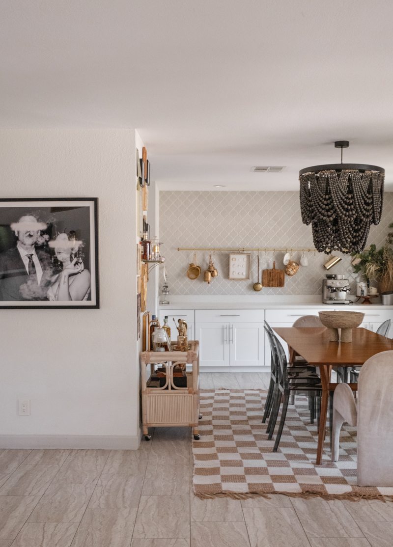 kitchen and dining room